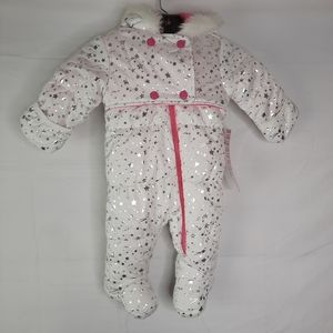 Wippette Baby Girl Newborn Metallic Star Pram